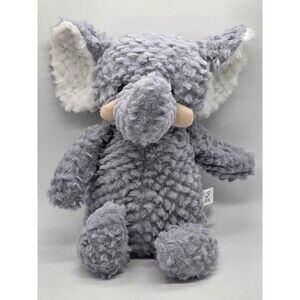 CHILDLIKE BEHAVIOR SLEEPY GRAY CUDDLE ELEPHANT STUFFED ANIMAL PLUSH TOY
